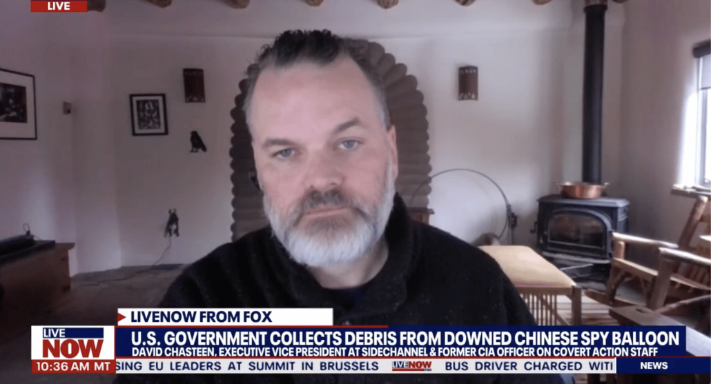 SideChannel VP David Chasteen Talks Chinese Government's Spy Balloon on LiveNOW from Fox News