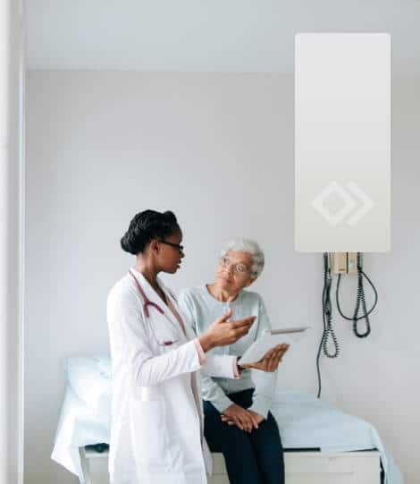 Woman Meeting with a Doctor