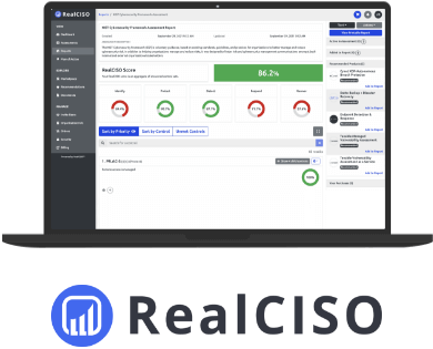 RealCISO Platform dashboard